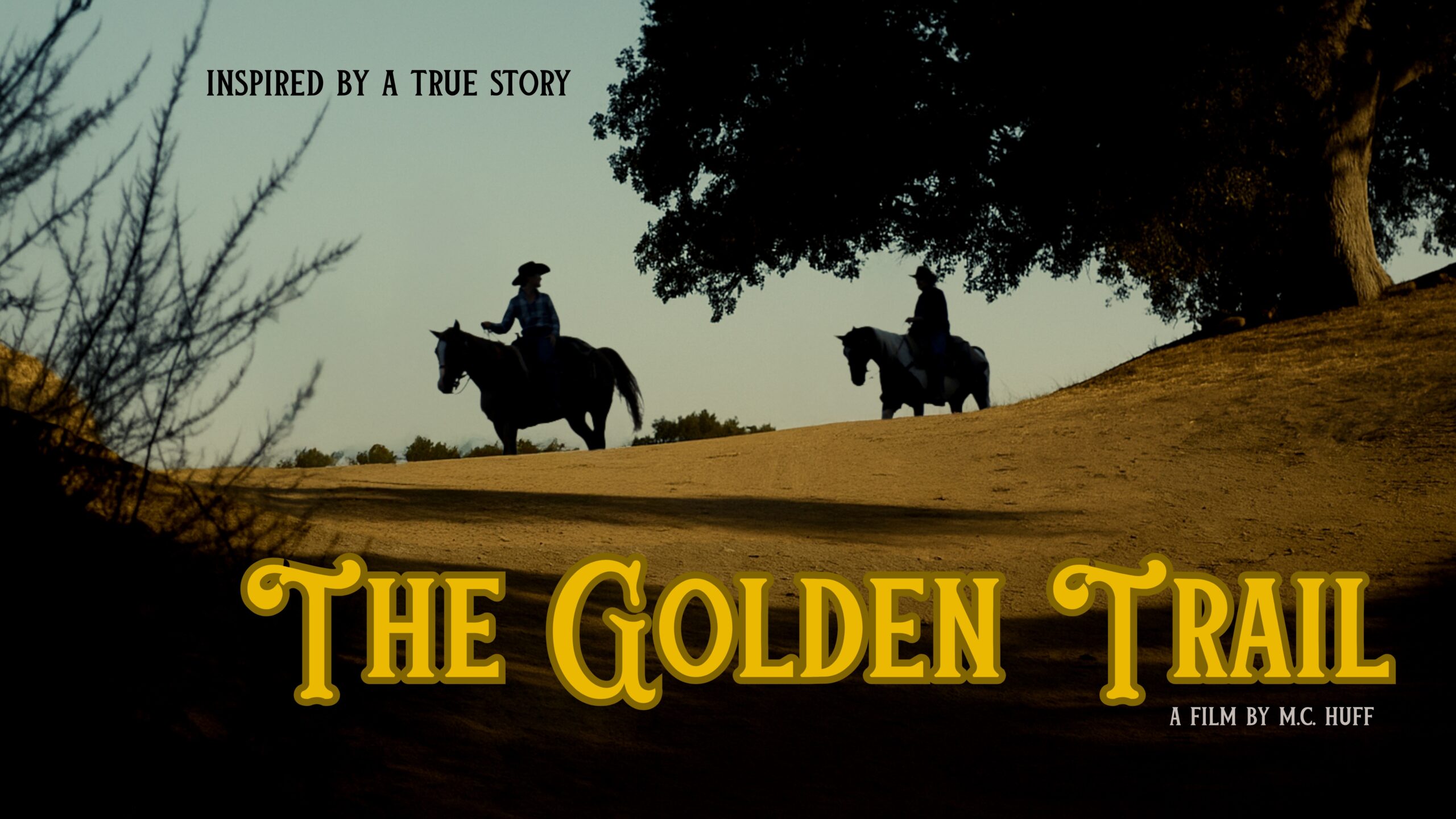 Movie poster for The Golden Trail an M.C. Huff film about dementia inspired by a true story
